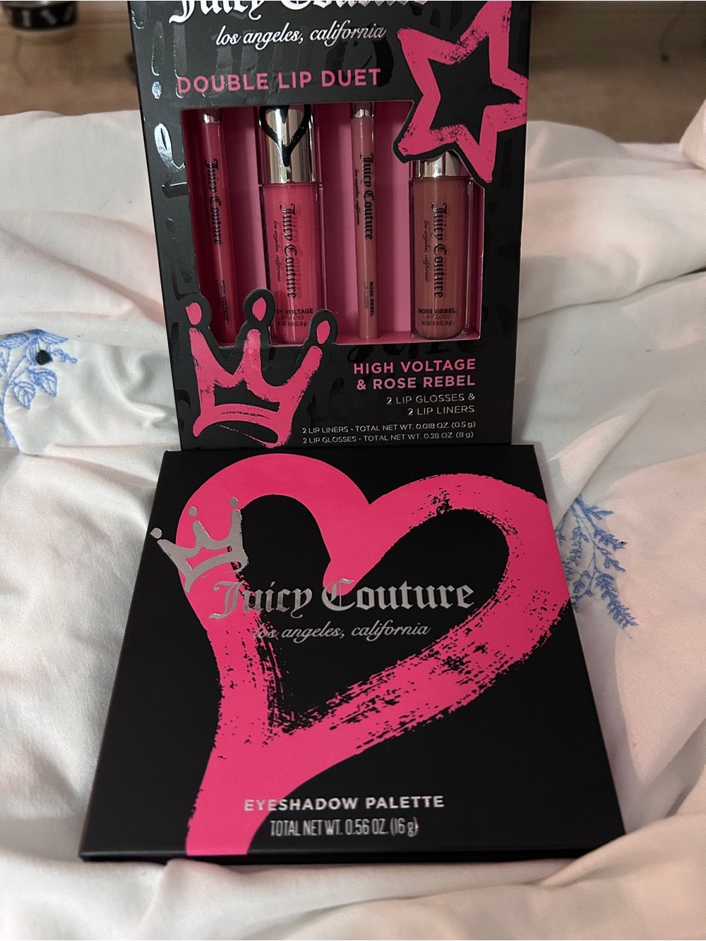 Juicy Couture Pink Eyeshadow & Lip Duo Set